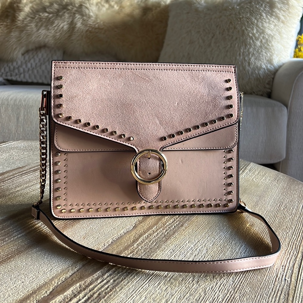 Topshop pretty pink leather handbag - bundle and save!